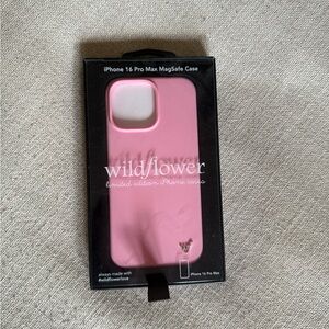 Wildflowers Pink Protective Case for iPhone 16 Pro Max